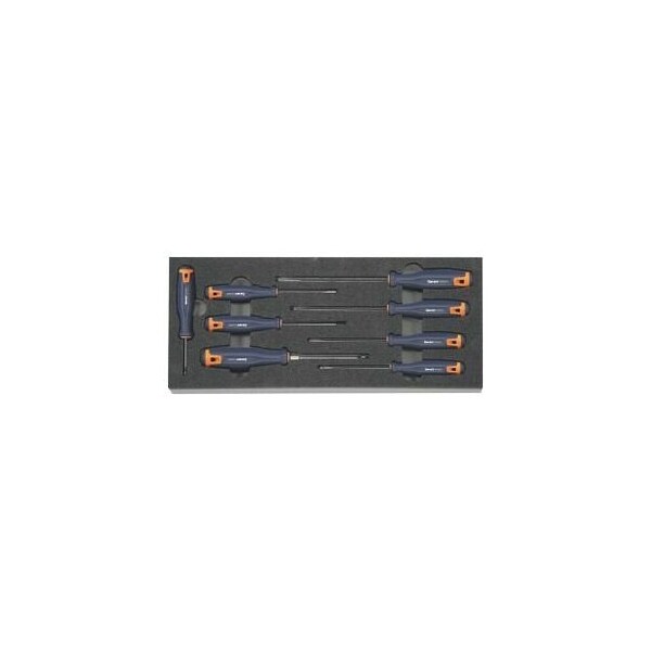 Garant 8 Pc Phillips and Slotted Screwdriver Set in Foam 955221 8 - main